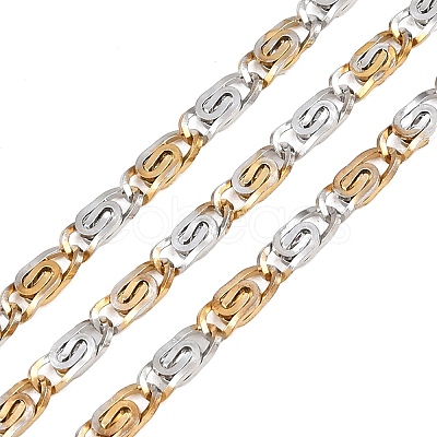 Two Tone 304 Stainless Steel Lumachina Chains CHS-P028-01A-1