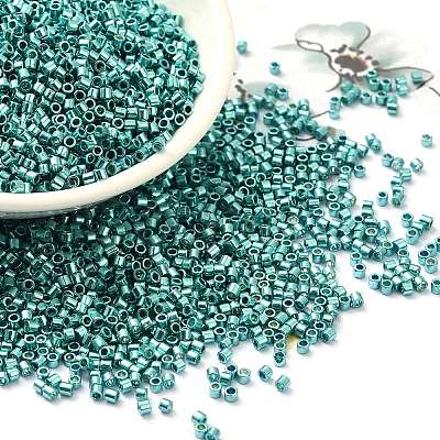 Electroplate Glass Seed Beads SEED-S042-01B-17-1