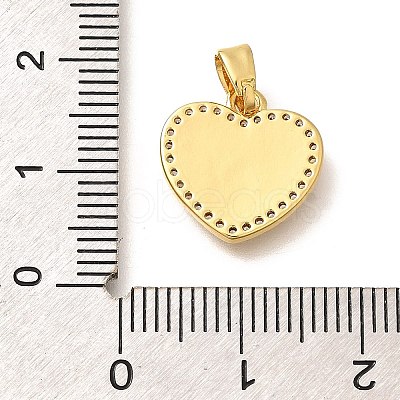 Brass Micro Pave Clear Cubic Zirconia Pendents KK-R212-12G-01-1