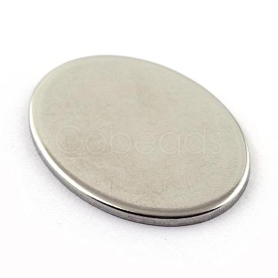 Tarnish Resistant 304 Stainless Steel Plain Edge Bezel Cups STAS-Q194-12-1