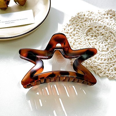 Cellulose Acetate Claw Hair Clips PW-WGD215B-01-1