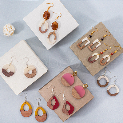 Resin & Wood Pendants RESI-OL0001-08C-1