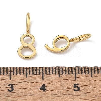 304 Stainless Steel Charms SA-CBA9F11-01G-1