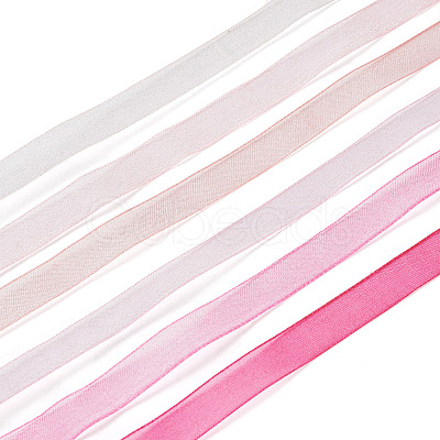 30 Yards 6 Colors Polyester Ribbon OCOR-TAC0028-06A-1