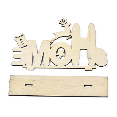 Wood Tabletop Display Decorations WOOD-N005-76-1