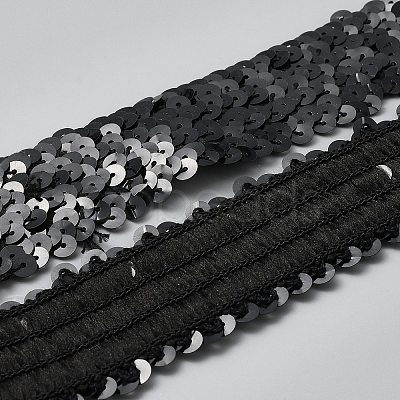 Polyester & Plastic Paillette Beads OCOR-WH0086-62C-1
