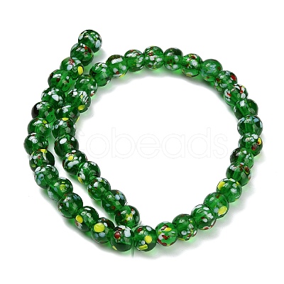 Handmade Lampwork Beads Strands LAMP-H071-01B-02-1