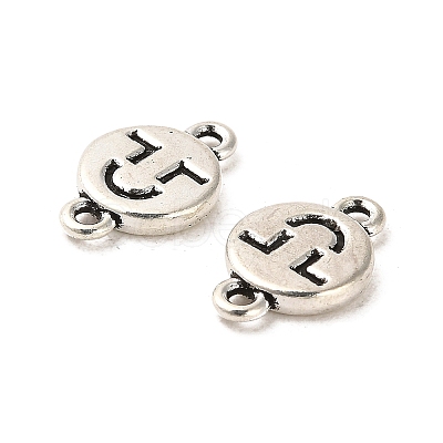 Tibetan Style Alloy Connector Charms FIND-C043-028AS-1