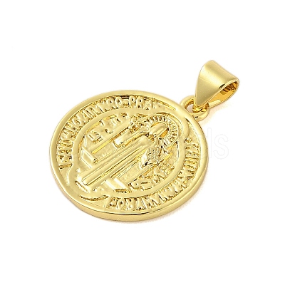 Rack Plating Brass Pendants KK-S380-34G-02-1