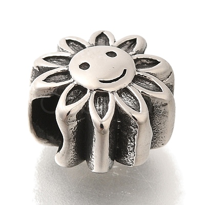 304 Stainless Steel European Beads STAS-G350-03AS-1