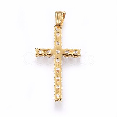 304 Stainless Steel Pendants STAS-E439-77G-1