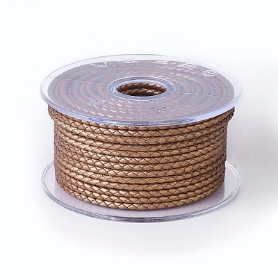 Braided Cowhide Cord WL-I003-3mm-D-10-1