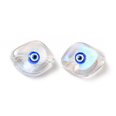 Transparent Glass Beads GLAA-F121-01I-1