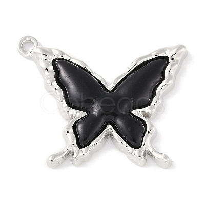 Rack Plating Alloy Enamel Pendants PALLOY-F018-12P-01-1