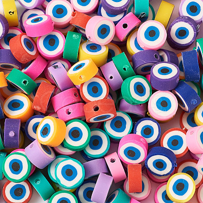 Handmade Polymer Clay Beads CLAY-CD0001-02-1