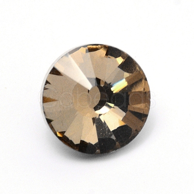 Glass Rhinestone Button BUTT-WH0015-21B-02-1