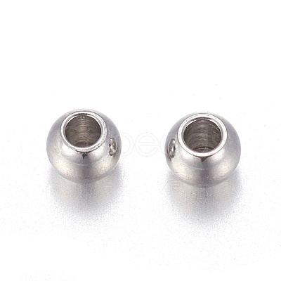 Tarnish Resistant 202 Stainless Steel Beads STAS-F170-07P-A-1