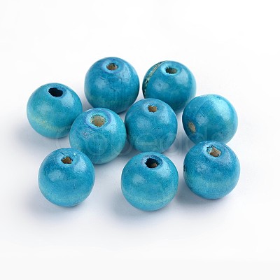Natural Maple Wood Beads TB20mmY-6-1