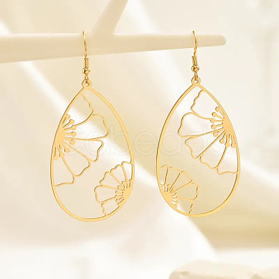 201 Stainless Steel Dangle Earrings FS-WGC9A22-01-1