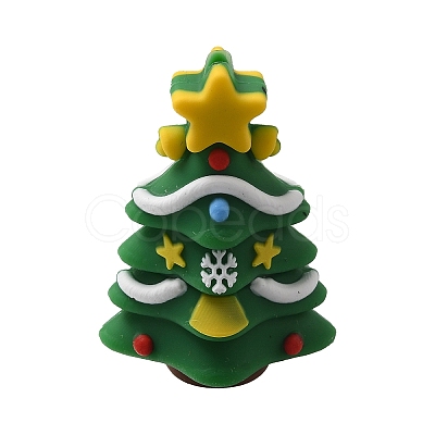 Christmas Theme Silicone Focal Beads SIL-L007-01D-1