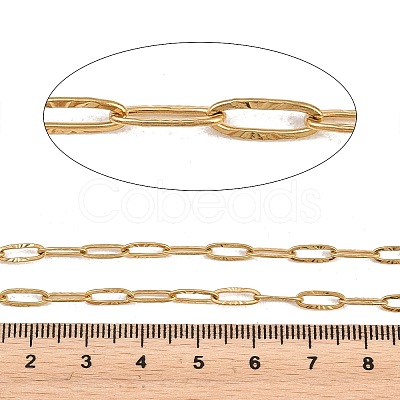 304 Stainless Steel Textured Cable Chains CHS-H118-11G-1