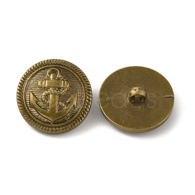 1-Hole ABS Plastic Shank Buttons BUTT-WH0015-68B-1