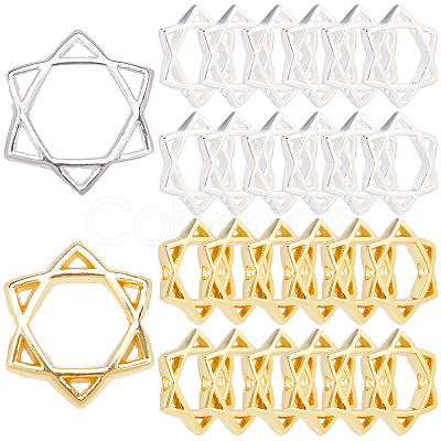 50Pcs Long-Lasting Plated Alloy Bead Frame FIND-SP0002-54-1