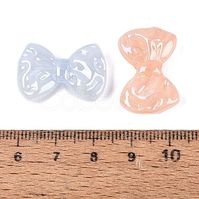 UV Plating Transparent Acrylic Beads OACR-Q204-12-1