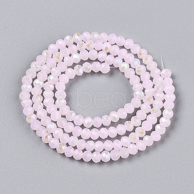 Electroplate Glass Beads Strands EGLA-A044-J2mm-L02-1