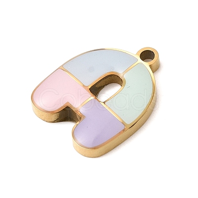 304 Stainless Steel Pendants STAS-K297-09A-G-1