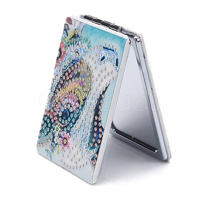 DIY Diamond Painting Stickers Kits For Plastic Mirror Making DIY-F059-38-1