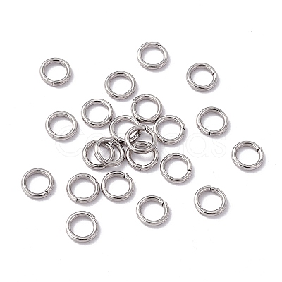 Non-Tarnish 304 Stainless Steel Open Jump Rings STAS-C040-01H-P-1