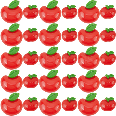 80Pcs 2 Styles Teachers' Day Resin Decoden Cabochons CRES-SC0002-86-1