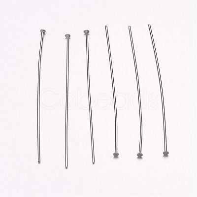 Tarnish Resistant 304 Stainless Steel Flat Head Pins STAS-H358-07B-1