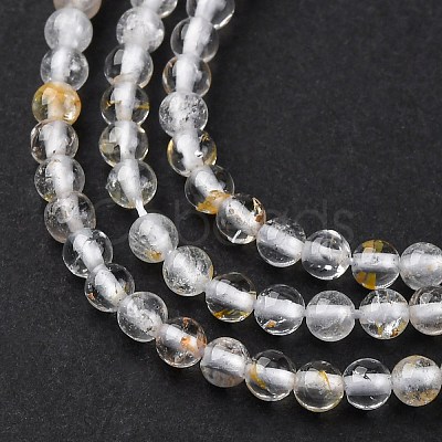 Natural White Topaz Beads Strands G-RM2025-B04-3mm-1