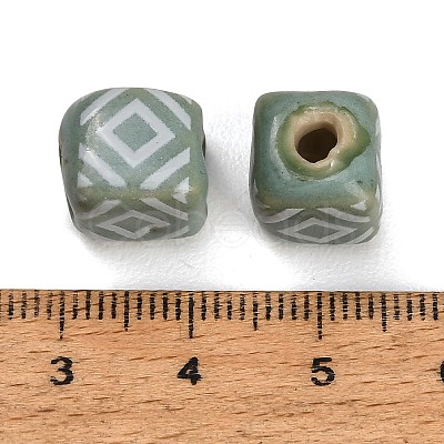 Vintage Handmade Porcelain Beads PR-CBAB520-18B-1
