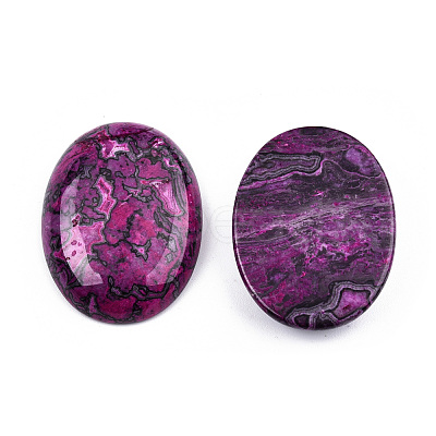 Natural Ripple Jasper Cabochons G-S330-14B-1