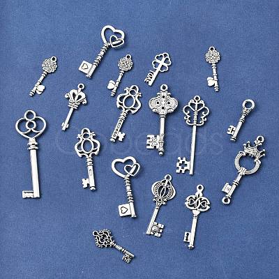 Tibetan Style Alloy Pendants FIND-D040-01AS-1