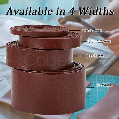 2M Flat Leather Cord LC-WH0007-07A-01-1