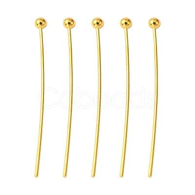Brass Ball Head pins X-KK-R020-06G-1