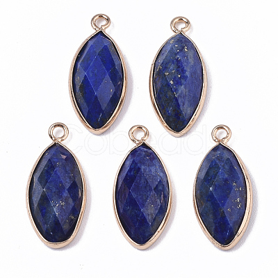 Natural Lapis Lazuli Pendants G-T131-07B-1