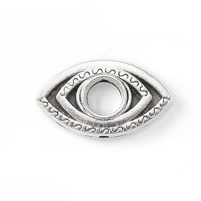 Tibetan Style Alloy Bead Frame LS-TIBE-WH0002-08AS-1