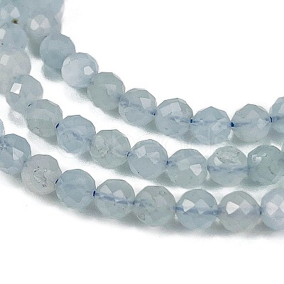 Natural Aquamarine Beads Strands G-C127-A04-02-1