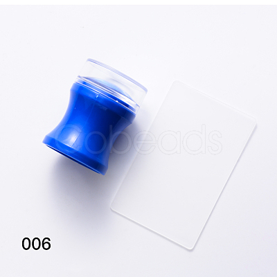 Silicone Nail Art Seal Stamp and Scraper Set MRMJ-Q061-006-1