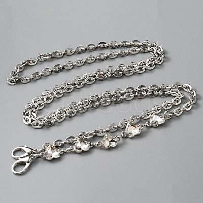 Alloy Cable Chain Bag Straps FIND-WH0002-38C-P-1