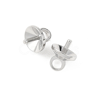 SHEGRACE Brass Cup Pearl Peg Bails Pin Pendants XGRQ1R170-348P-1