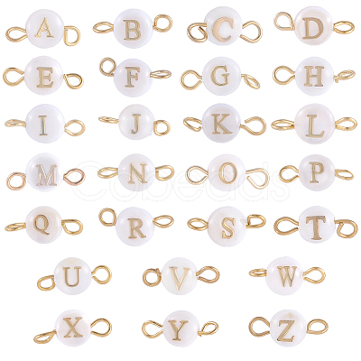 2 Bags Natural Freshwater Shell Beads Connector Charms FIND-SC0021-02-1
