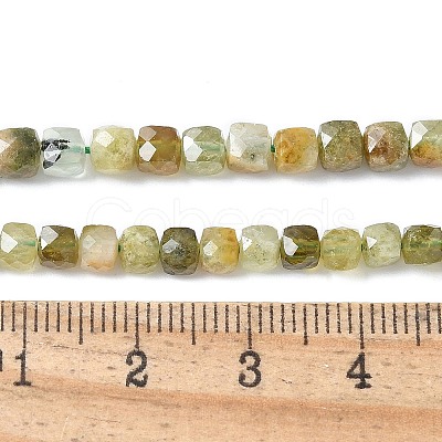 Natural Green Garnet Beads Strands G-NH0044-A01-1