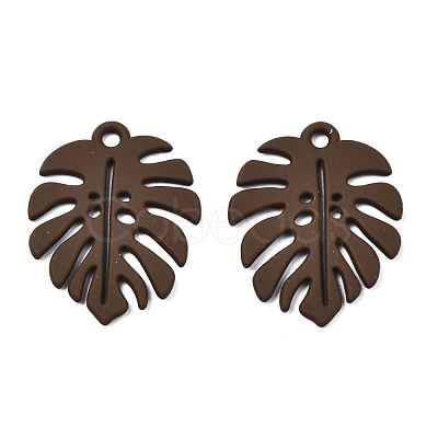Baking Paint Alloy Pendants ENAM-I051-01E-1