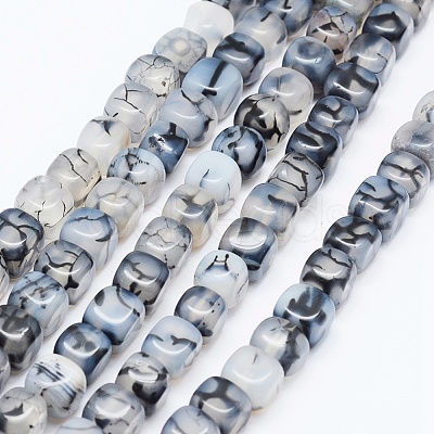 Natural Agate Beads Strands X-G-E469-01D-1